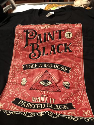 Customer photo review of The Rolling Stones - Paint It, Black! - Men's T-Shirt