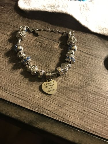 Customer photo review of Piece Of My Heart Bracelet