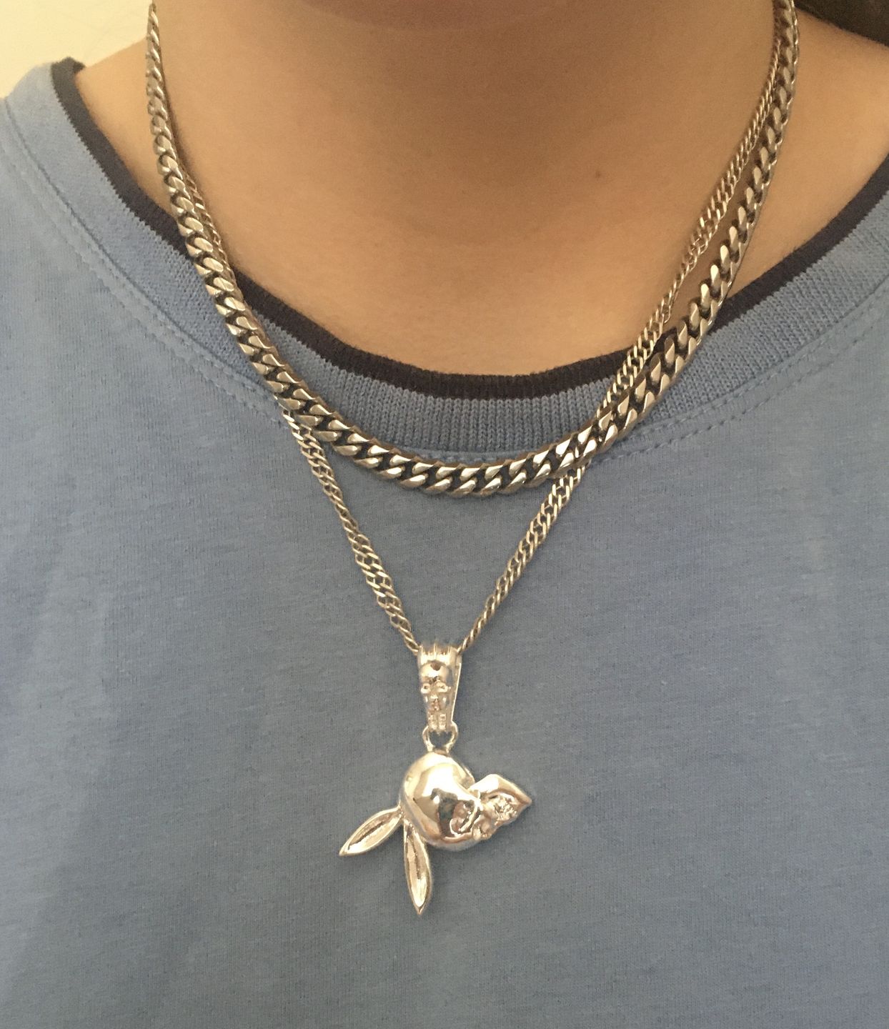Customer photo review of HJ BUTTERFLY STUD EARRING