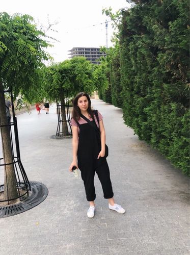 F R. review of Women Casual Linen Jumpsuits Overalls Pants L002# image 1 out of 1