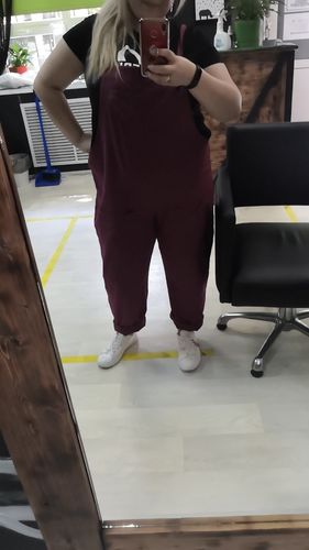 Shopper review of Women Casual Linen Jumpsuits Overalls Pants L002# image 1 out of 1