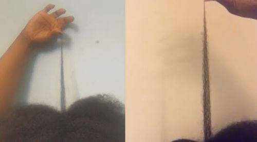 Customer photo review of Inches - Ayurvedic Hair & Beard Growth Oil