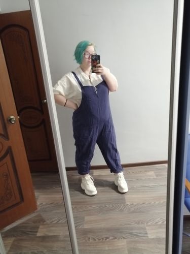 M O. review of Women Casual Linen Jumpsuits Overalls Pants L002# image 1 out of 1