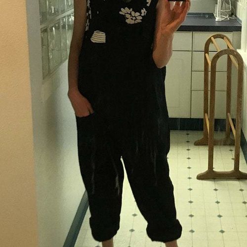 Lynette review of Women Casual Linen Jumpsuits Overalls Pants L002# image 1 out of 1