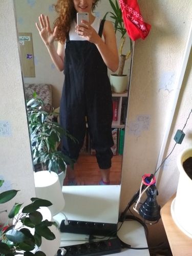 O A. review of Women Casual Linen Jumpsuits Overalls Pants L002# image 1 out of 1