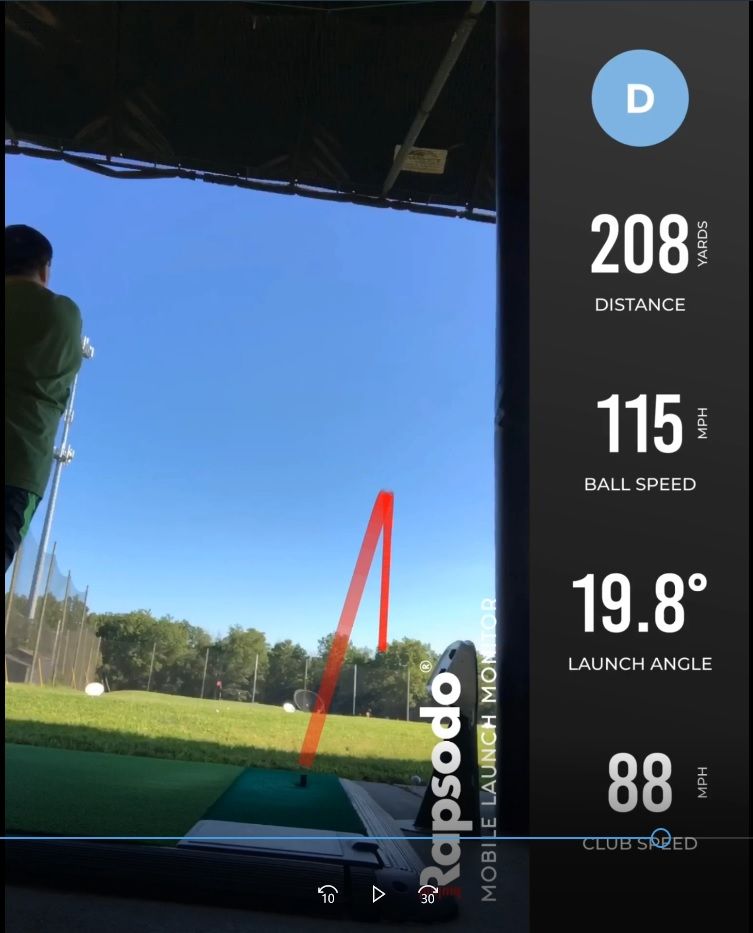 Customer photo review of Rapsodo Mobile Golf Launch Monitor
