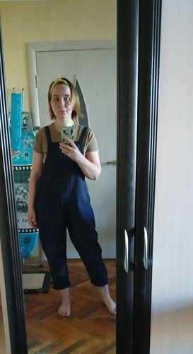 N A. review of Women Casual Linen Jumpsuits Overalls Pants L002# image 1 out of 1