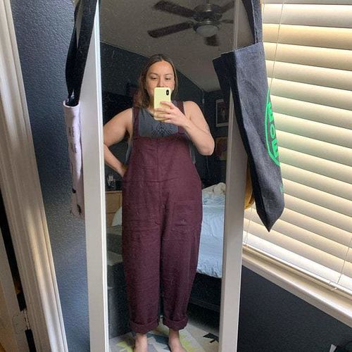 Suzann S. review of Women Casual Linen Jumpsuits Overalls Pants L002# image 1 out of 1