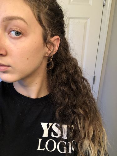 Customer photo review of Defining Flaxseed Gel for Curly Hair with Organic Hemp Seed Oil for Hair Growth and Watermelon Fragrance