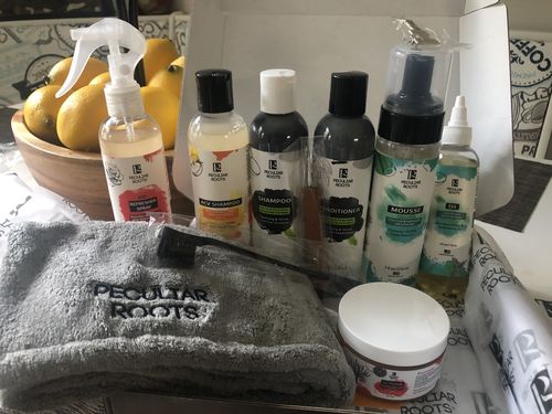 Customer photo review of Entire Peculiar Roots Locs & Natural Hair Box
