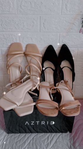 Customer photo review of Pia Tan Suede
