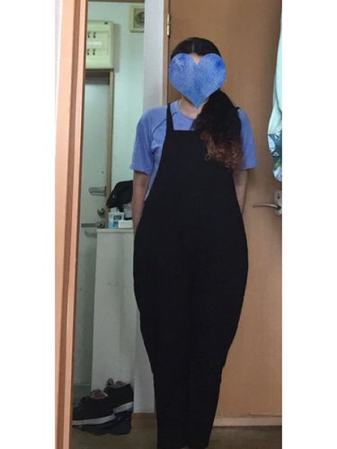 L A. review of Women Casual Linen Jumpsuits Overalls Pants L002# image 1 out of 1