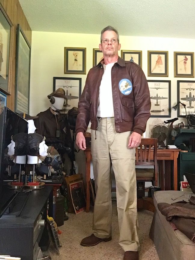 Customer photo review of 1942 US Army Chino Trousers