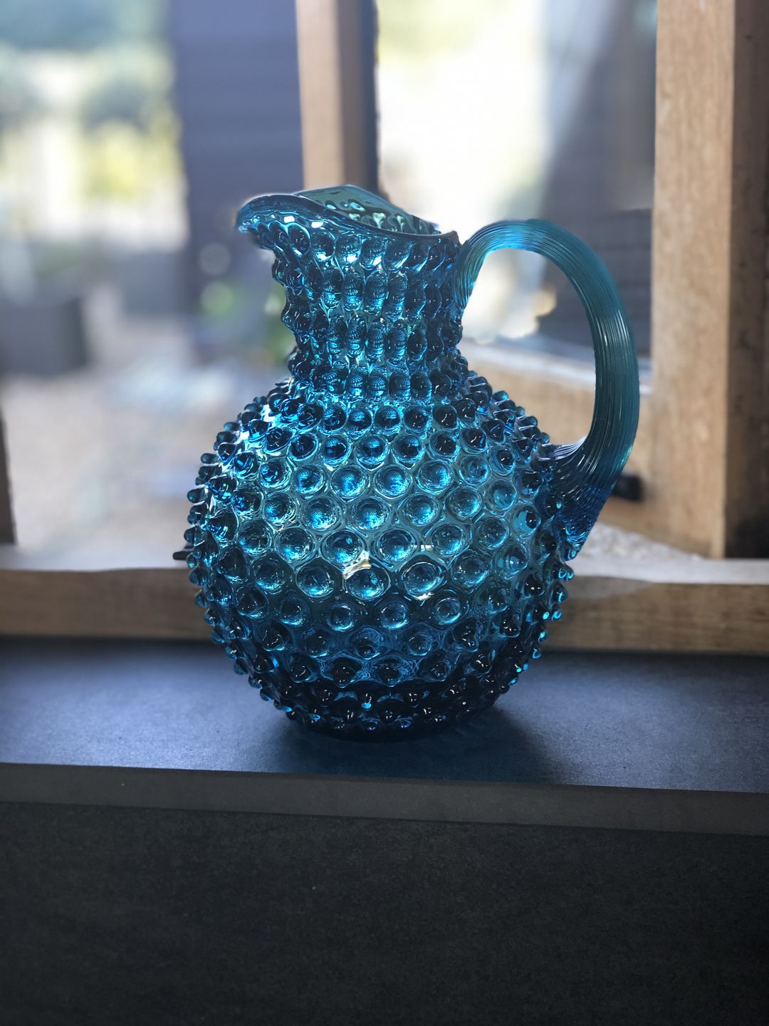 Customer photo review of Aquamarine Hobnail Jug