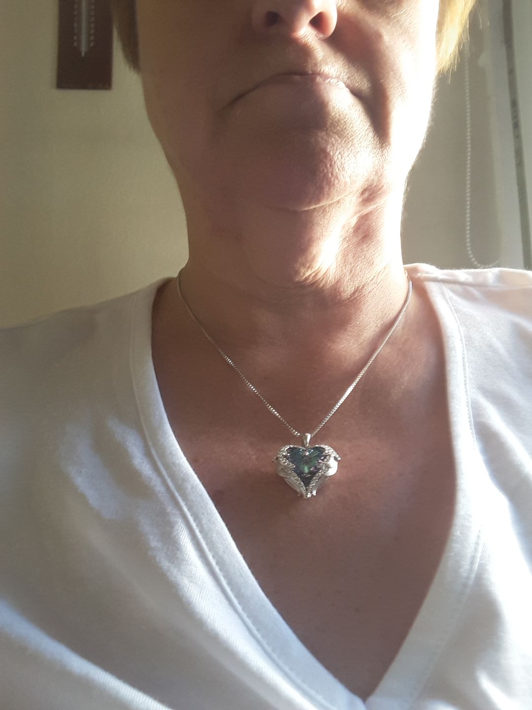 Customer photo review of Engelsflügel Halskette | Dein Schutzengel für unterwegs