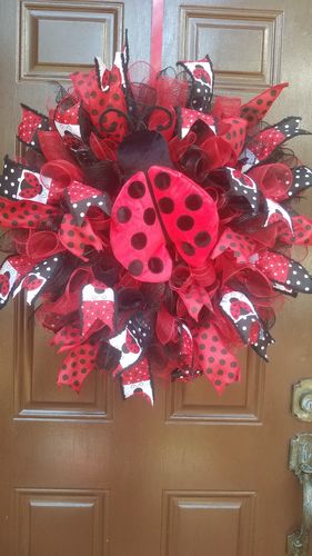 Customer photo review of 10"L X 9"W Ladybug Decor Red/Black MD0571