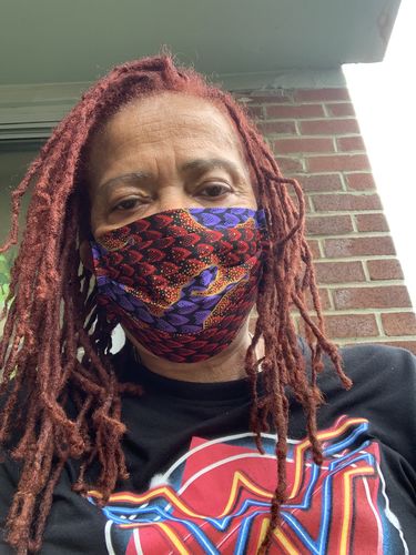 Customer photo review of PACK OF 6 ADULT REUSABLE FACE MASK