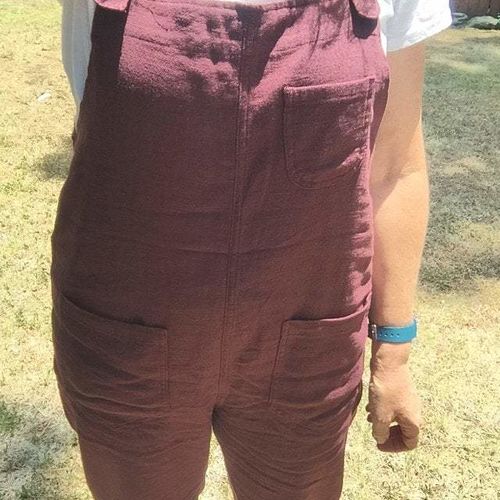 Clair review of Women Casual Linen Jumpsuits Overalls Pants L002# image 1 out of 1