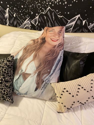 Customer photo review of Create A Custom Object Pillow