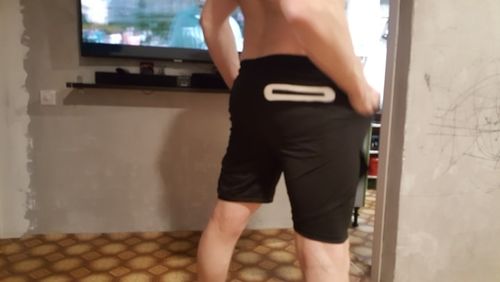 Customer photo review of Quick Dry Fitness Training Shorts