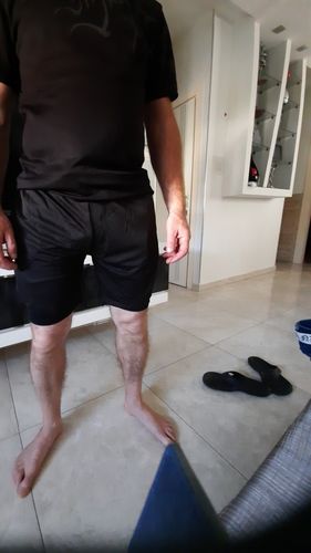 Customer photo review of Quick Dry Fitness Training Shorts