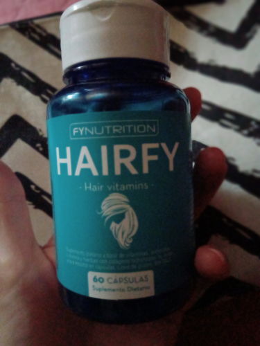 Customer photo review of Vitaminas Hairfy - Plan mensual