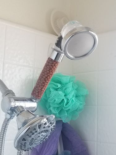 Customer photo review of The Best Eco-Friendly Shower Head