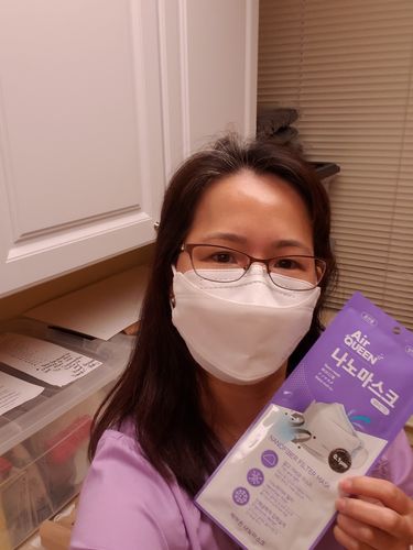 Customer photo review of AirQUEEN Nanomask