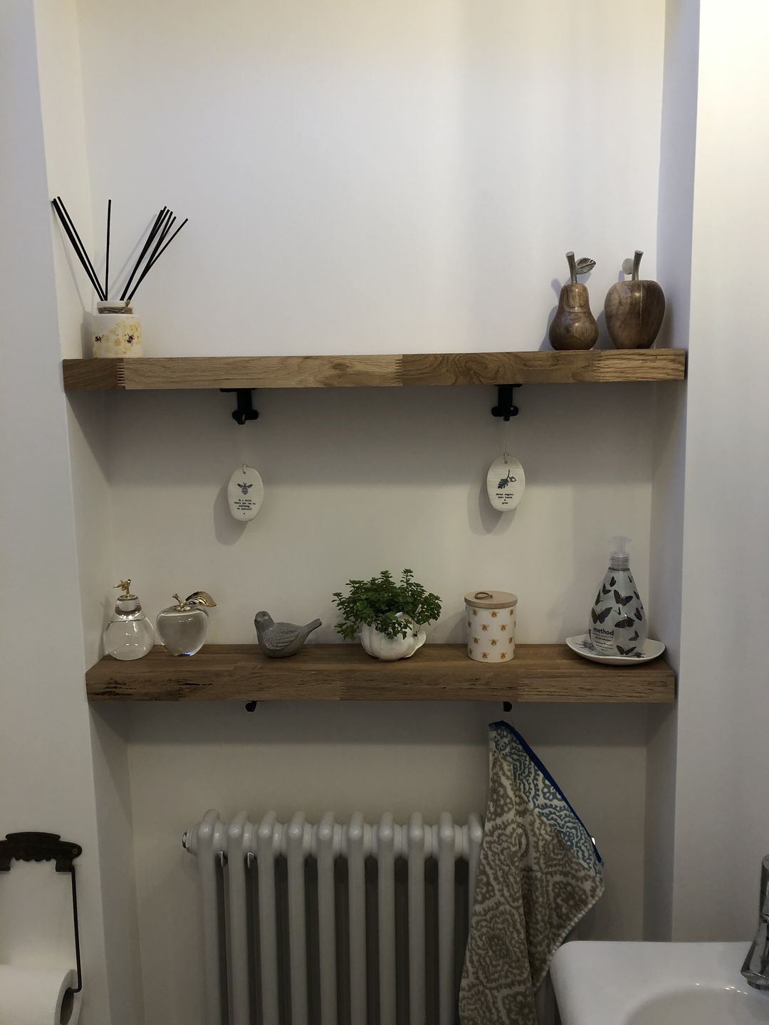 Customer photo review of 4 Inch Chiltern Cast Iron Shelf Bracket