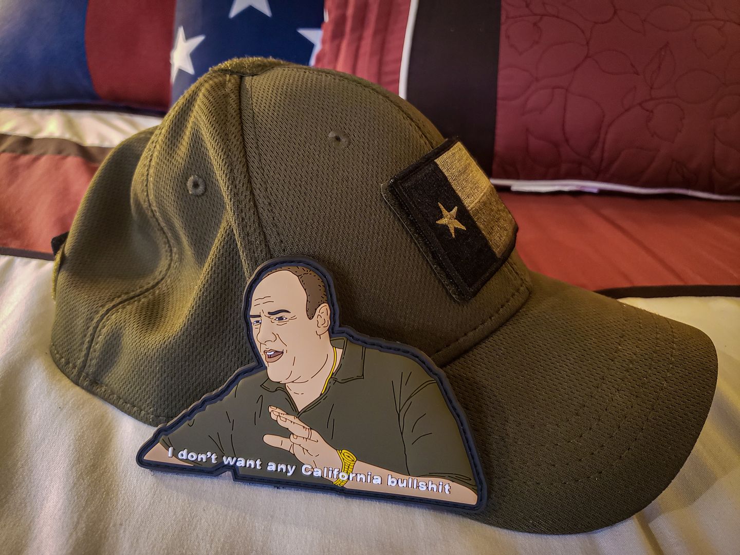 Customer photo review of No California Bulls!*$ Patch