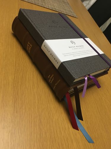 Customer photo review of The Daily Kairos Journal 4-Pack (Best Deal)