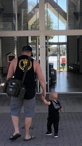 Customer photo review of Tacpac 'Recon' Hunter Green Nappy Bag Set