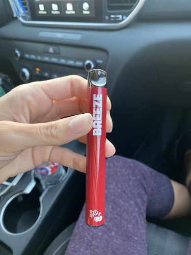 Customer photo review of Breeze Plus Disposable Pod System | Cherry Frost