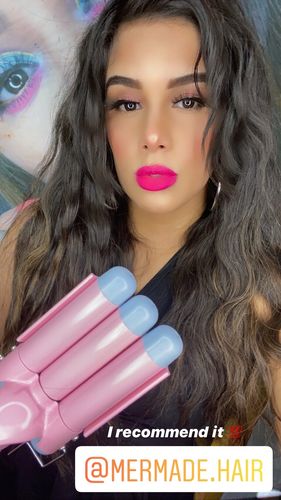 Customer photo review of Mermade Hair Waver - Pink - 32mm