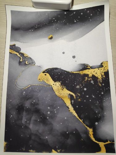 Customer photo review of Kintsugi Canvas Prints