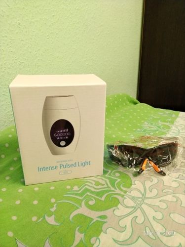 Customer photo review of Best at Home IPL Laser Hair Removal Device