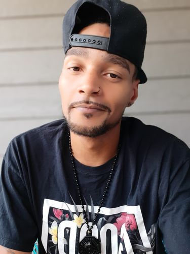 Customer photo review of Yin & Yang Obsidian Necklace