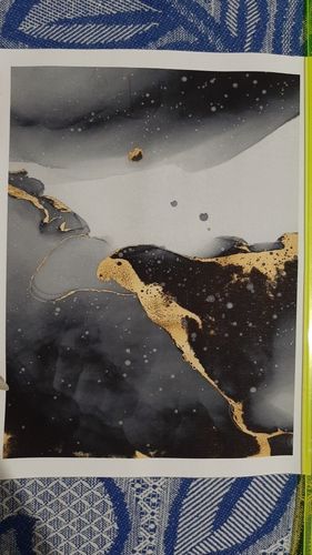 Customer photo review of Kintsugi Canvas Prints