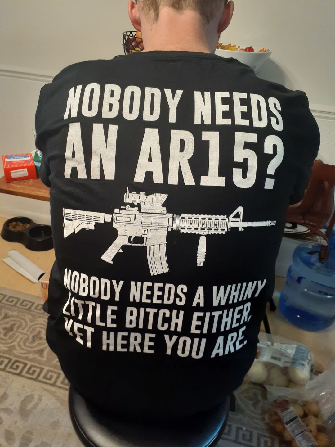 Customer photo review of Nobody Needs An AR15?