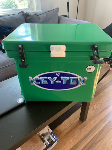 Customer photo review of ICEY-TEK Classic 40 Quart Roto-Molded Coolers
