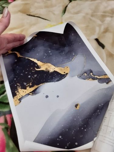 Customer photo review of Kintsugi Canvas Prints