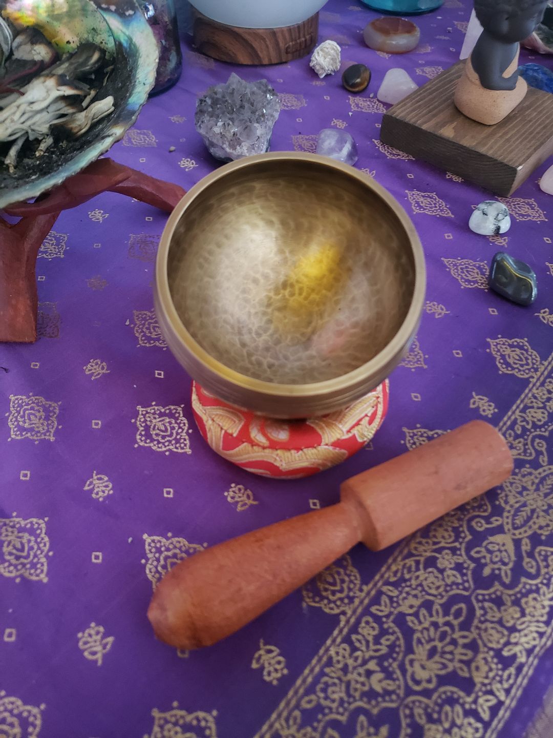 Customer photo review of Tibetan Meditation Singing Bowl