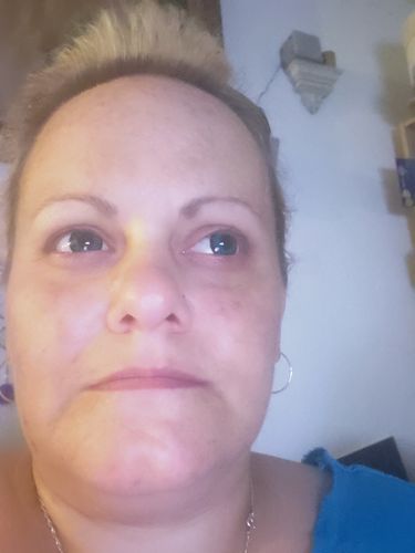 Customer photo review of Halloween Aqua Panther Green Colored Contact Lenses