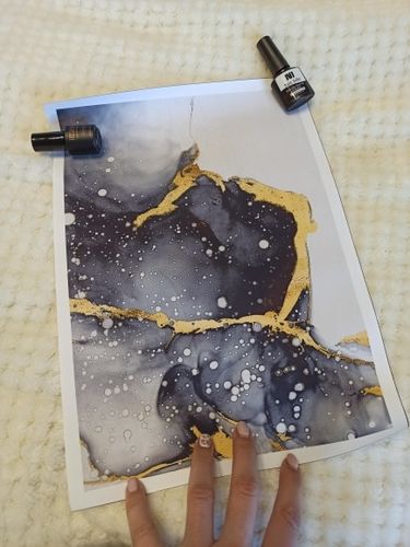 Customer photo review of Kintsugi Canvas Prints