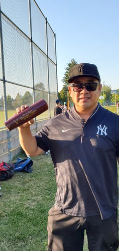 Customer photo review of Coach and Player Bat Steins