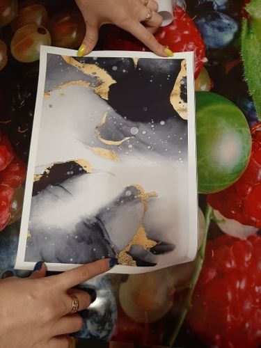 Customer photo review of Kintsugi Canvas Prints