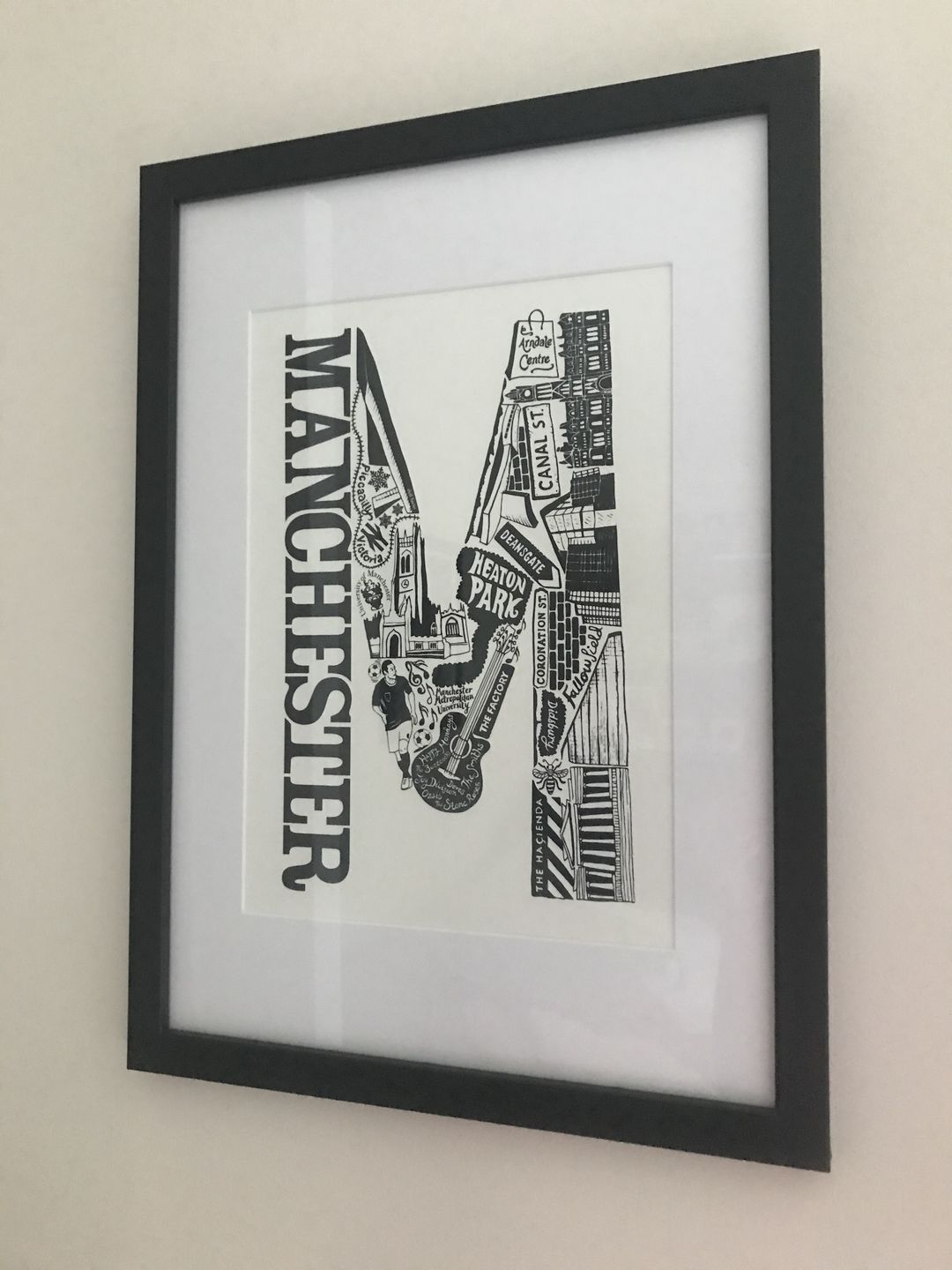 Customer photo review of Manchester Print
