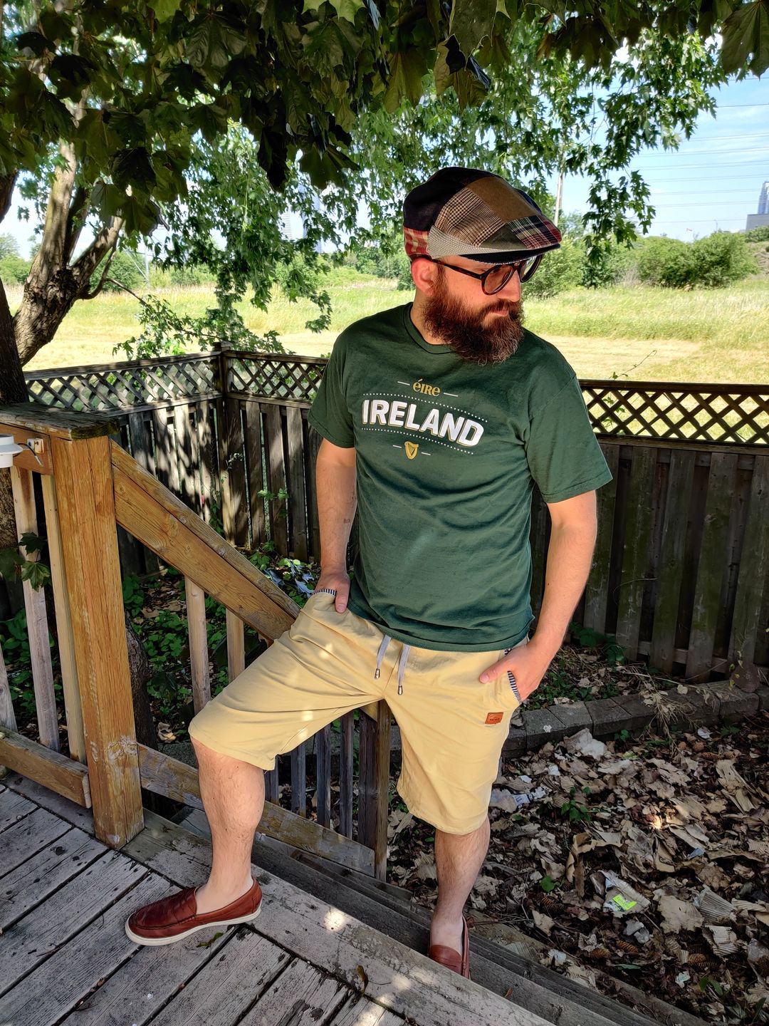 Customer photo review of Vintage Cap Patchwork Linen