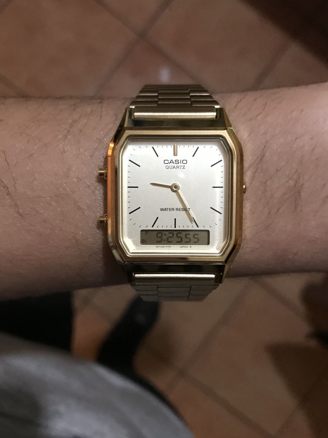 Customer photo review of Reloj Casio Vintage AQ-230GA-9DMQ Dorado