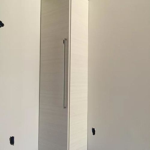 Customer photo review of Cela Linen Tower